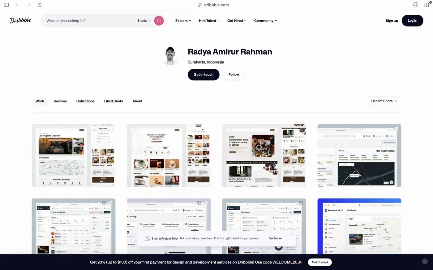 Dribbble Shots 1